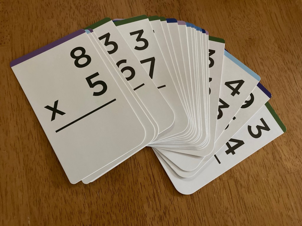 multiplication card photo